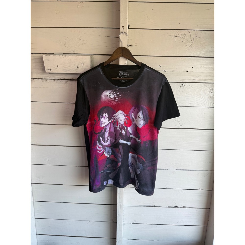 Rooster Teeth RWBY Salem Inner Circle Graphic T-Shirt Mens Medium Black Red